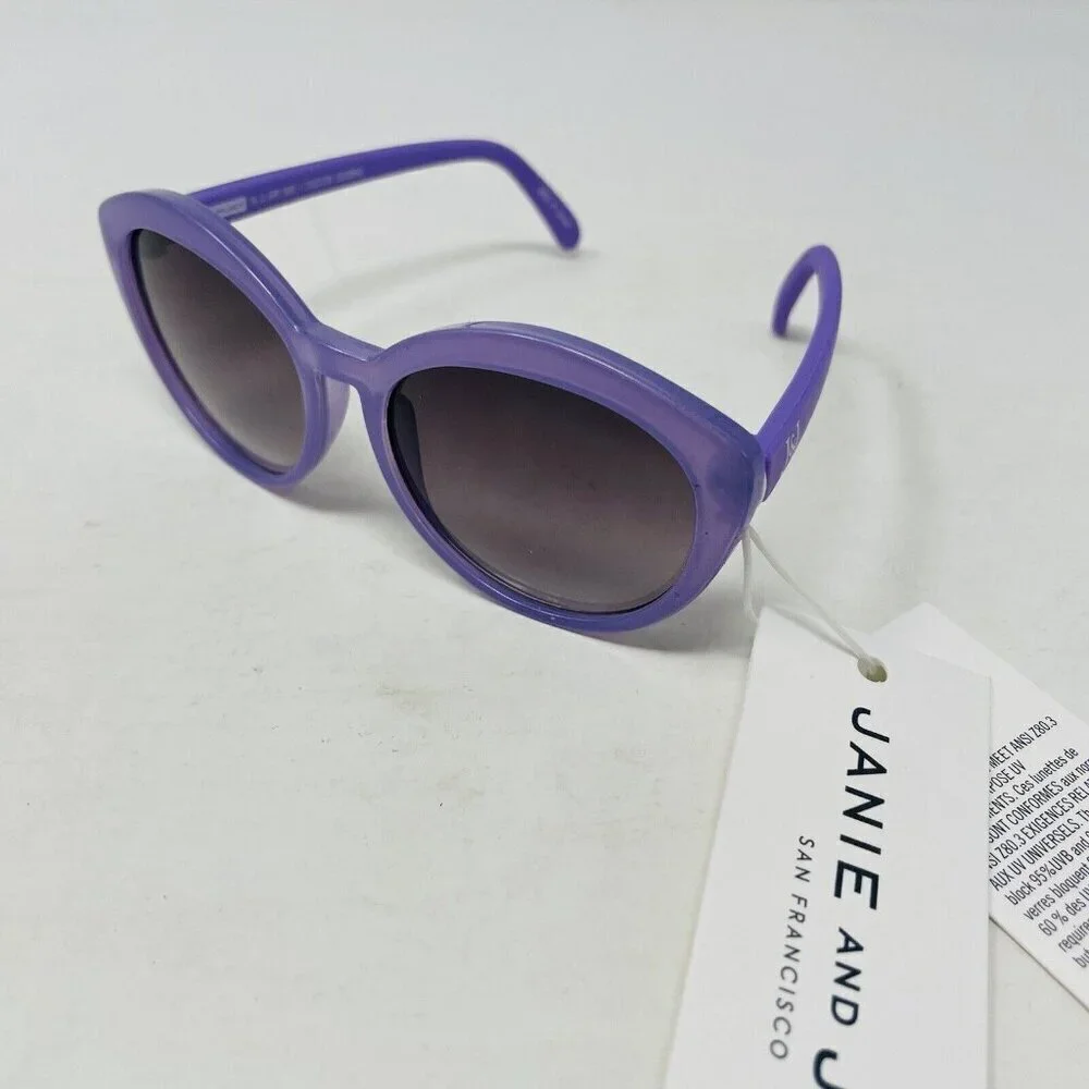 Janie and Jack Baby Girls Size 0-2 Years Round Sunglasses in Lavendar‎ Purple